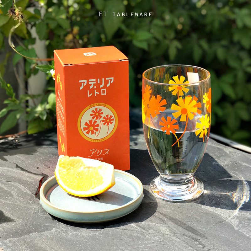杯 ☆ 日本製 昭和Adelia Retro復古系列 玻璃杯｜335 ml ｜單個