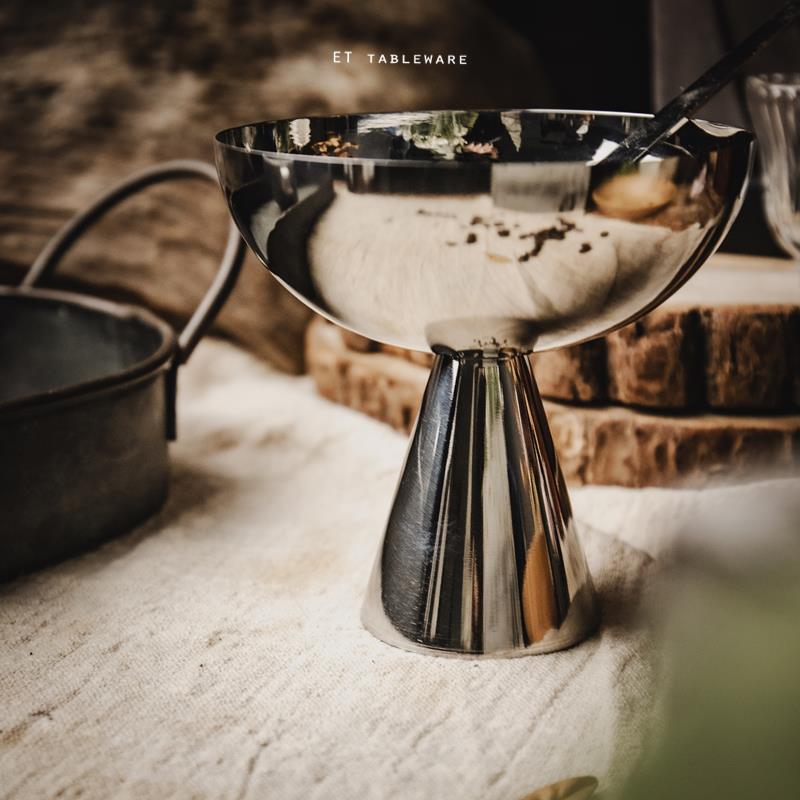 杯 ☆ 亮面高腳 冰淇淋杯｜10 × 9.4 ㎝｜單個