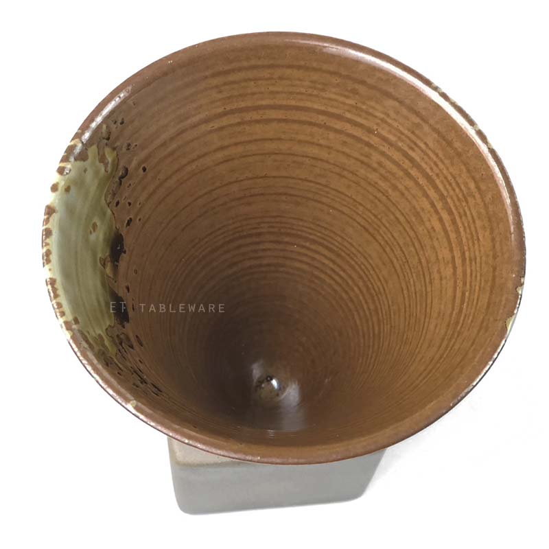 杯 ☆ 丹石窯燒 咖啡杯｜9 × 11 ㎝｜復古棕｜單組