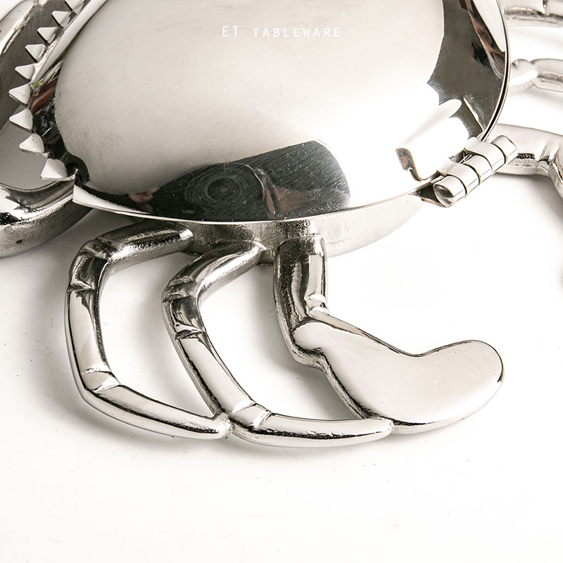 盤☆不銹鋼螃蟹蓋盤｜ Φ 9 × 11 ㎝｜銀色｜單個