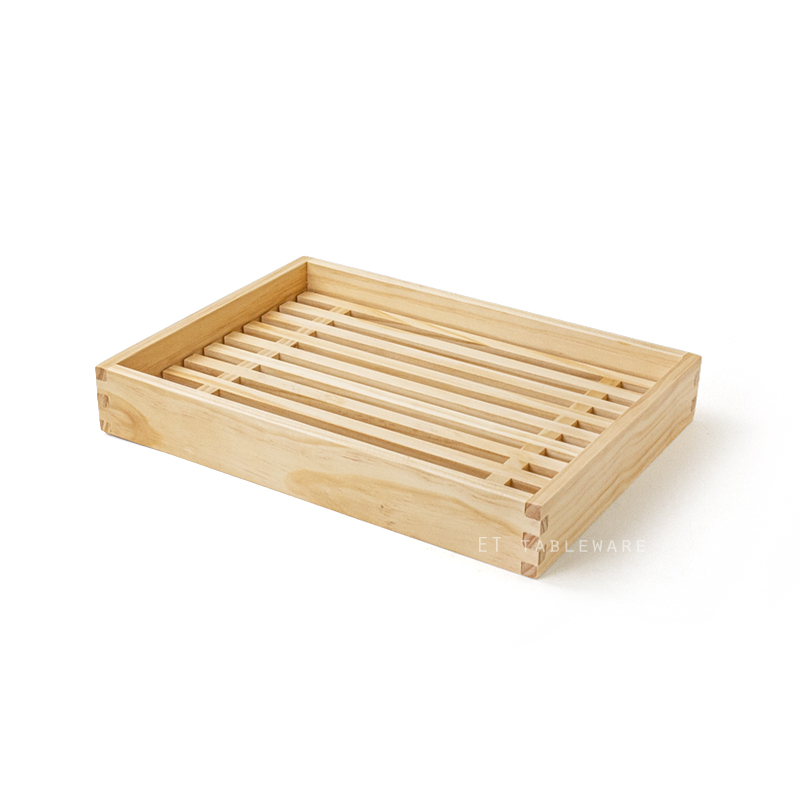 盤 ☆生猛海鮮木盒(無蓋) ｜40× 29 × 6 cm｜木質｜單個