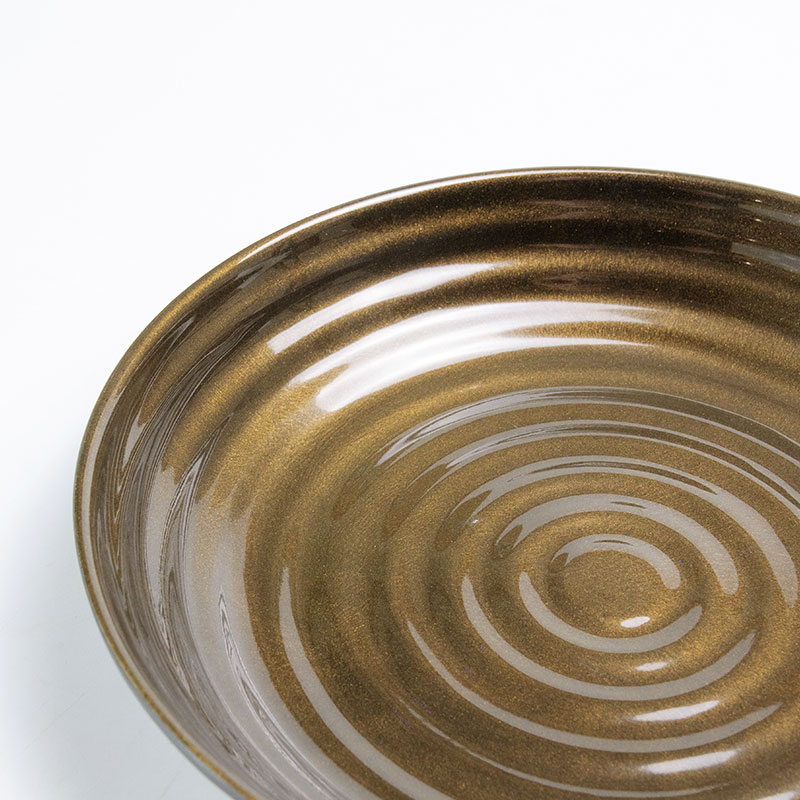 盤☆美耐皿 古銅 圓盤｜19 cm｜單個