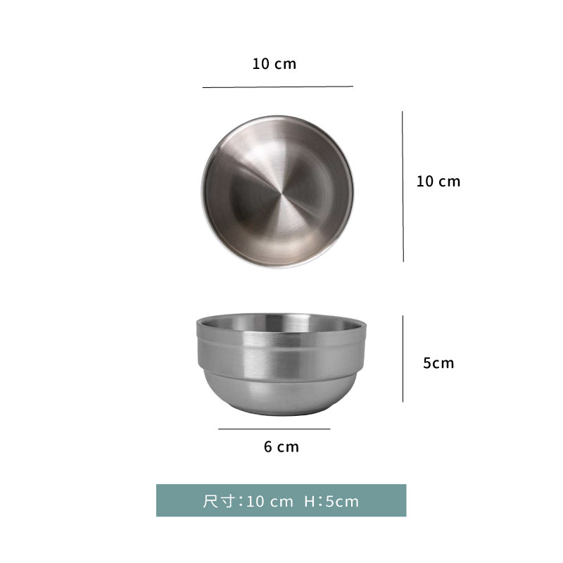 碗☆韓式鍍金砂光御膳碗#304(10cm)