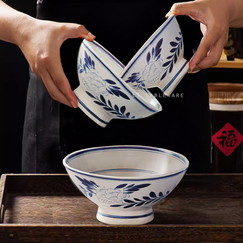 碗 ☆ 仿古關中斗笠碗｜19.5 ㎝．22.3 ㎝． 25 ㎝｜單個