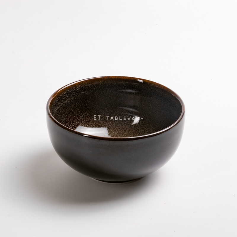 窯變★釉色陶瓷 飯碗｜杏色．棕色．紅色｜11.7 cm｜單個