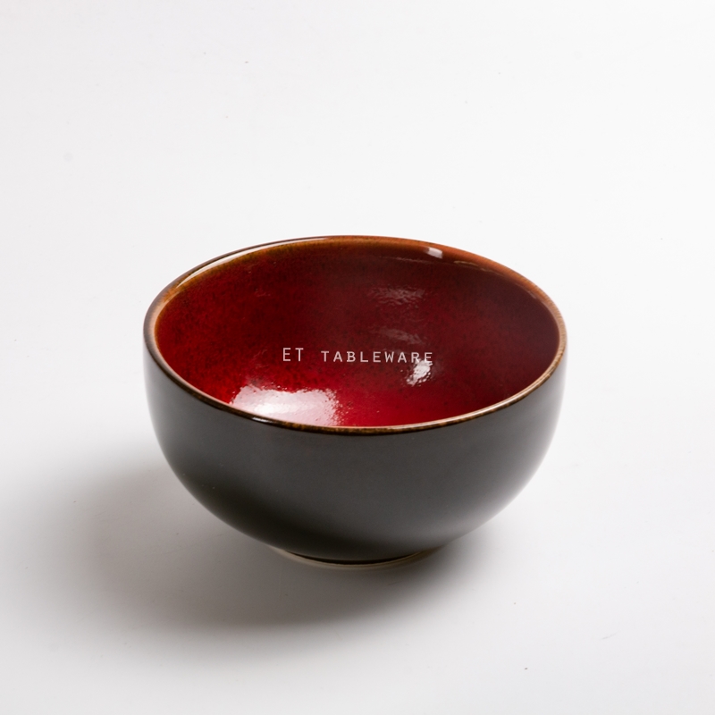 窯變★釉色陶瓷 飯碗｜杏色．棕色．紅色｜11.7 cm｜單個