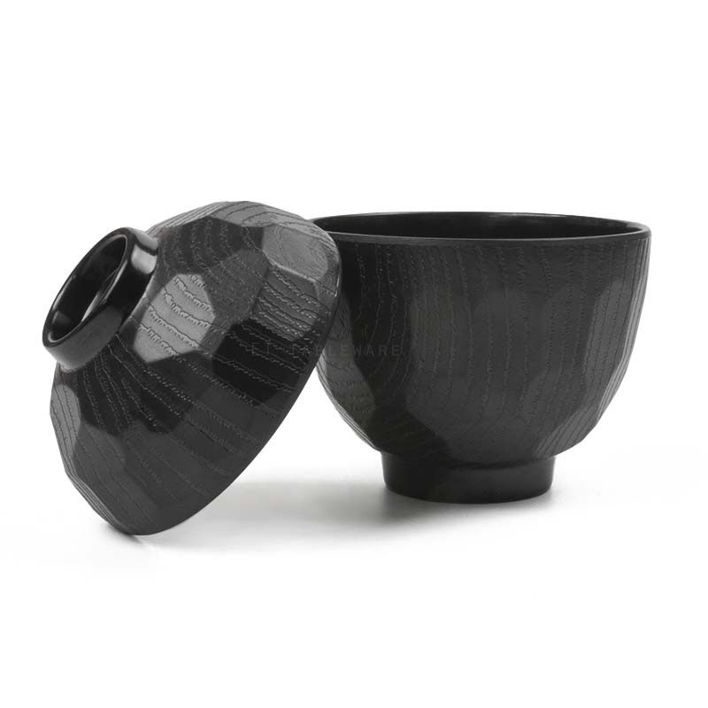 碗 ☆ 陶面龜紋味噌碗｜9.5 × 10 cm｜單個