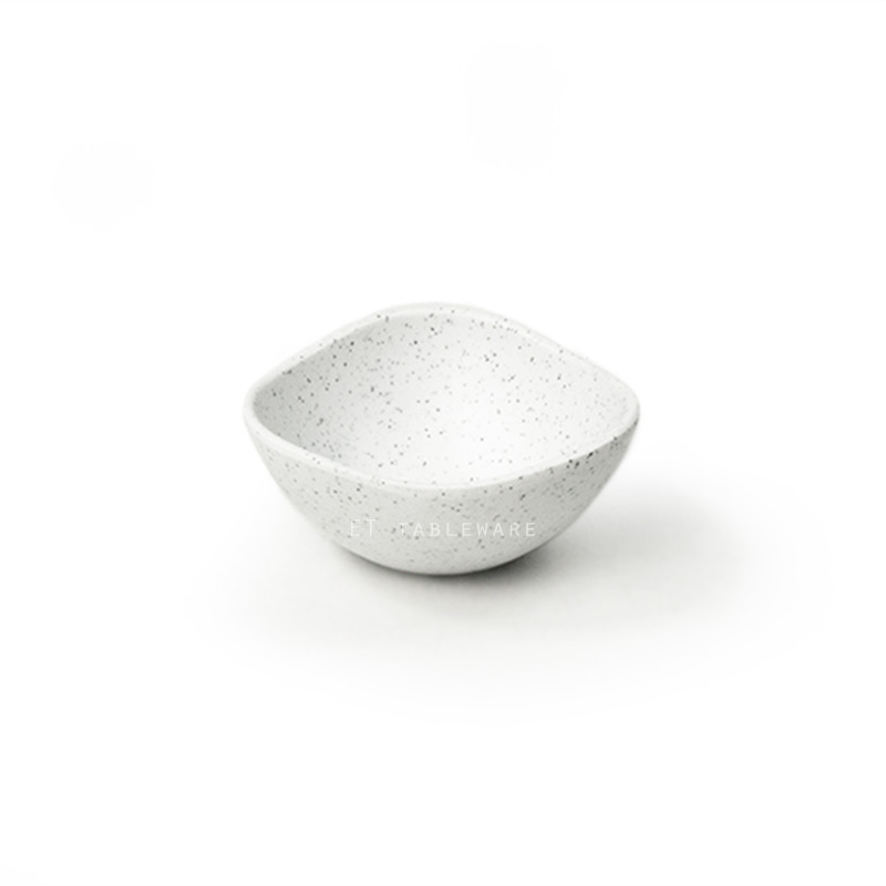 碟 ☆ 洛基4OZ醬料杯｜白石．灰石｜11 x 5 cm｜單個
