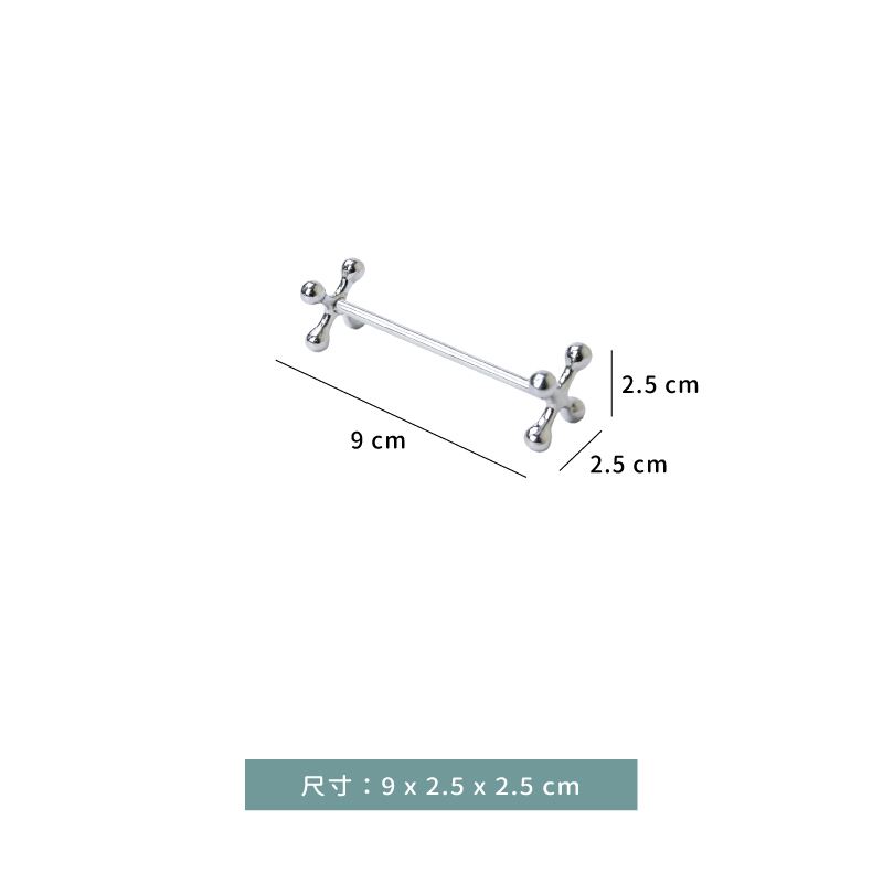 筷架 ☆ 雙邊四株筷架 S/S｜9 × 2.5 × 2.5 ㎝｜單個