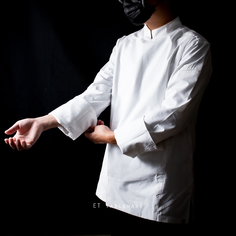 廚衣★機能款 涼感 騎士透氣廚師服｜白色｜男女通用｜M - 3 XL｜單個