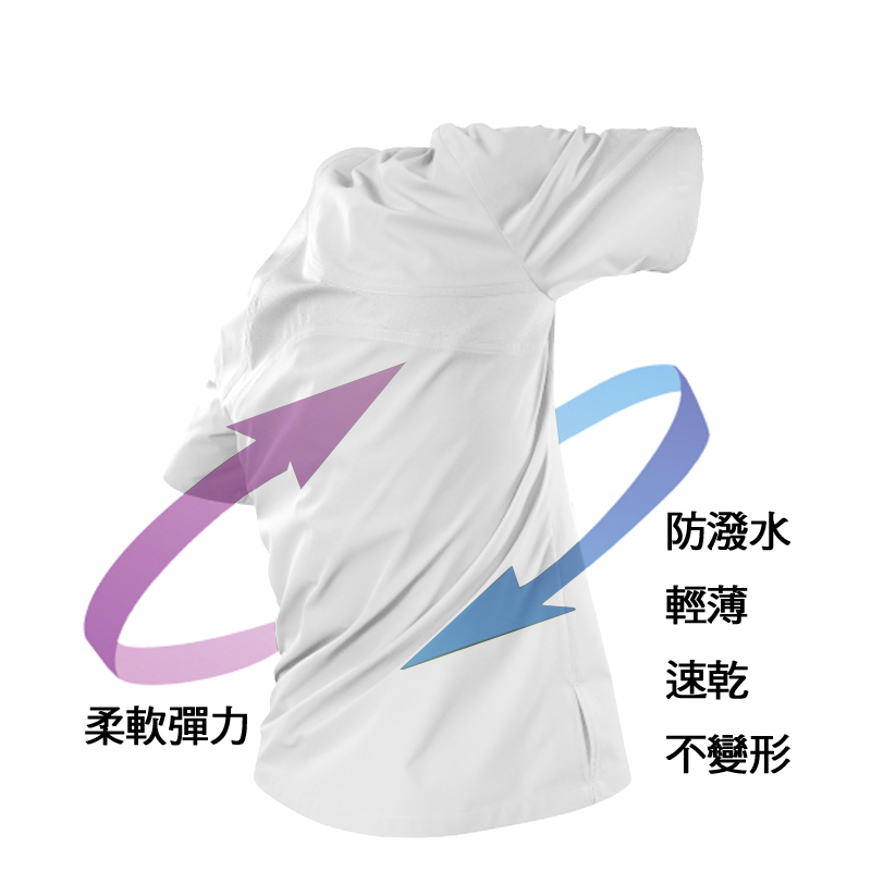 廚衣 ☆ 透心涼感單排廚服｜短袖｜白色｜M - 3 XL｜單件