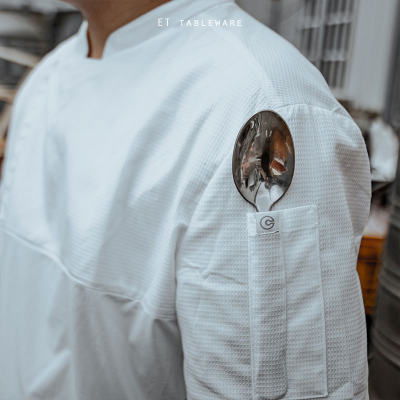 廚衣☆ 機能款 涼感 短清爽華夫格拉鏈廚師服｜白色｜男女通用｜ M - 3 XL｜ 單個