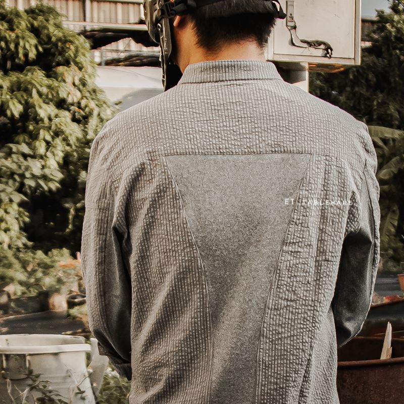 廚衣 ☆ 機能款 涼感 邱比特之愛廚衣｜灰色｜M - 2 XL｜單個