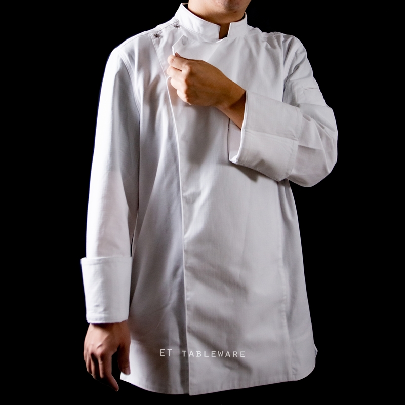 廚衣★機能款 涼感 透氣網格騎士廚師服｜白色｜男女通用｜M - 3 XL｜單個