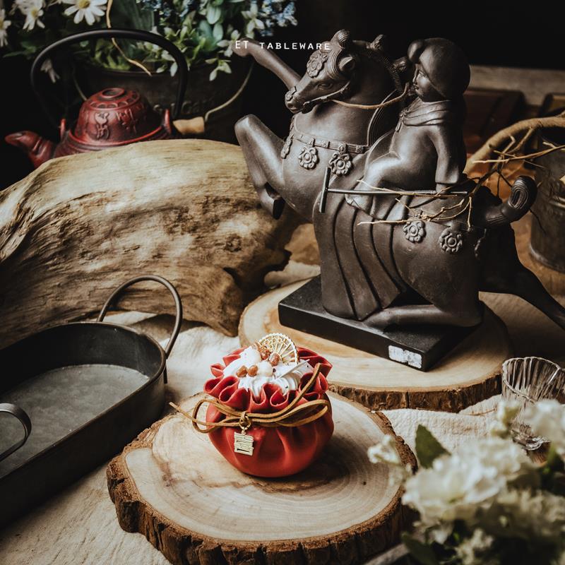 杯 ☆ 仿真福袋蛋糕｜喜字｜單個