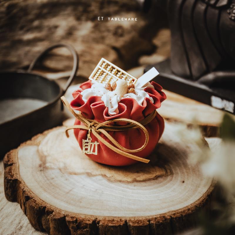 杯 ☆ 仿真福袋蛋糕｜財字｜單個