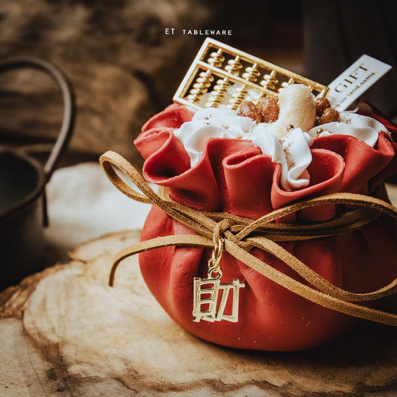 杯 ☆ 仿真福袋蛋糕｜財字｜單個