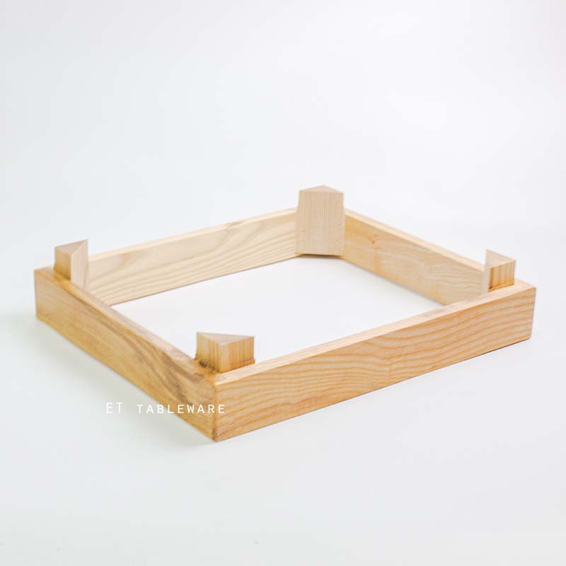 木框☆BUFFE梣木可疊方木框｜木坐盒．方框｜35.5 x 29 cm｜單個